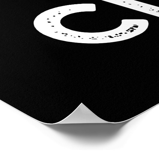 私は私の音楽の雲の天気パンおもしろいダークBG好き ポスター (角)