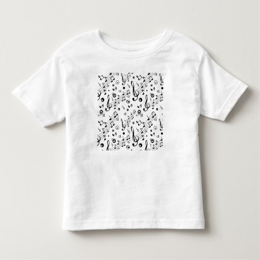 私は私の音楽を持っています トドラーTシャツ (正面)