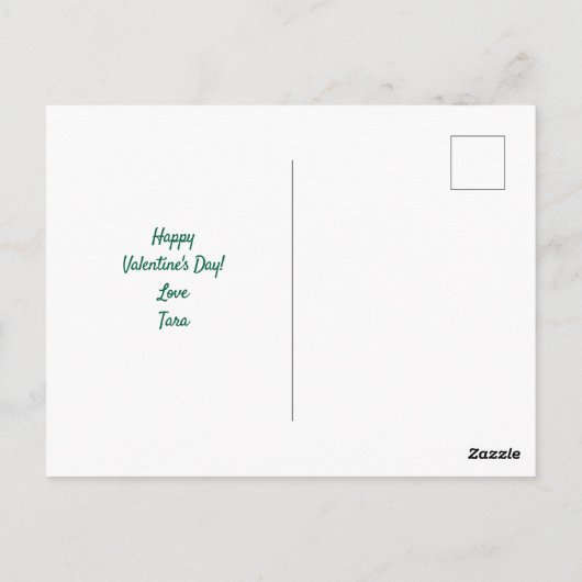 私は私の頭からつま先まで愛してかわいいトマトp ポストカード (裏面)