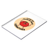 私は私の頭から好きトマトパおもしろいン ノートブック (左側)