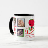 私は私の頭から私はあなたの好きトマト6 x写真 マグカップ (正面左)
