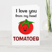 私は私の頭のトマトからあなたを愛している シーズンカード (正面)