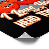 私は私の頭のトマトから愛し最高のているママPun ポスター (角)