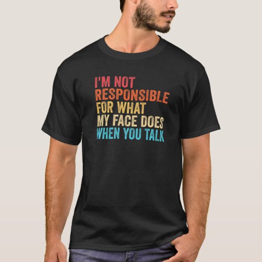私は私の顔が君に Tシャツ (正面)