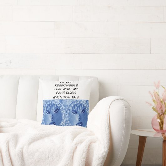 私は私の顔が クッション (ソファ)