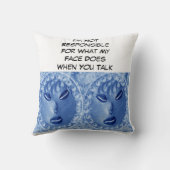 私は私の顔が クッション (裏面)