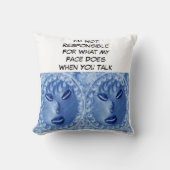 私は私の顔が クッション (正面)