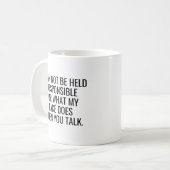 私は私の顔が コーヒーマグカップ (正面左)