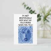 私は私の顔が ポストカード (スタンド正面)