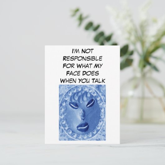 私は私の顔が ポストカード (スタンド正面)