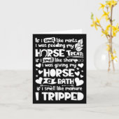 私は私の食べ物を与え馬の乗馬のレースGifだった カード (黄色い花)