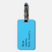 私は私の騎士を愛します ラゲッジタグ (裏面縦)