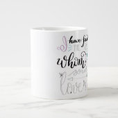 私は私の魂がマグカップを愛しているものを見つけた ジャンボコーヒーマグカップ (正面)