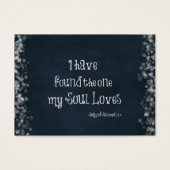 私は私の魂が聖書の聖句を愛しているのを見つけた (正面)