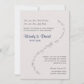 私は私の魂の結婚式を招待する人を見つけた 招待状 (正面)