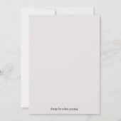 私は私の魂の結婚式を招待する人を見つけた 招待状 (裏面)