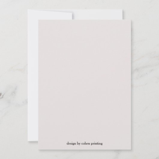 私は私の魂の結婚式を招待する人を見つけた 招待状 (裏面)