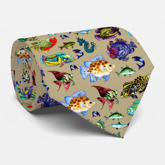 私は私の魚のタイ#1を愛します ネクタイ (ロール)