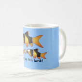 私は私の魚飼育用の水槽のおもしろいなピエロのloachのマグを愛します コーヒーマグカップ (正面右)