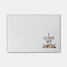 私は私の鶏のポスト・イットを愛します