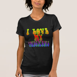 私は私の鶏を愛します Tシャツ