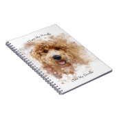 私は私の黄金のドードルを愛する ノートブック (右側)