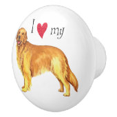 私は私の黄金を愛する セラミックノブ (右)