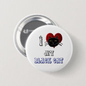 私は私の黒猫を愛します 缶バッジ (正面&裏面)