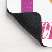 私は私の17オレンジを愛します マウスパッド (コーナー)