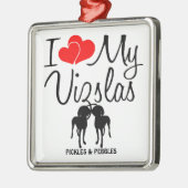 私は私の2つのビズラスオーナメント メタルオーナメント (左)