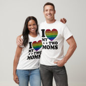 私は私の2つのママTee LGBTゲイレズビアンが大好き Tシャツ (ユニセックス)