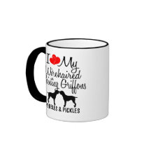 私は私の2つの金髪のポインティンググリフォンが大好き