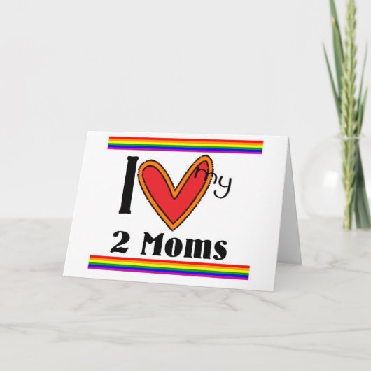 私は私の2人のお母さんを愛します カード (正面)