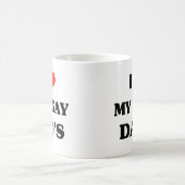 私は私の2人のゲイのパパを愛します コーヒーマグカップ (中央)