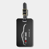 私は私の350Zを愛します ラゲッジタグ (正面縦)