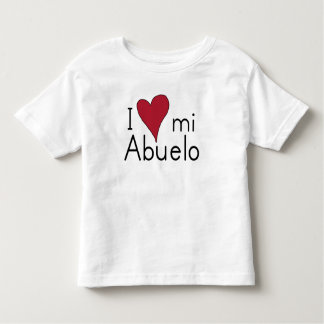 私は私のAbueloを愛します トドラーTシャツ