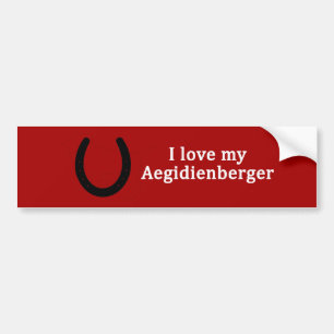 私は私のAegidienberger馬が大好き バンパーステッカー