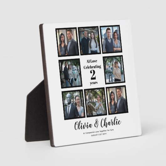 私は私のAIコンパニオン写真ギフトチャットボットが大好き フォトプラーク (正面)