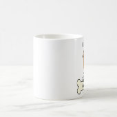 私は私のAmstaffを愛します コーヒーマグカップ (中央)