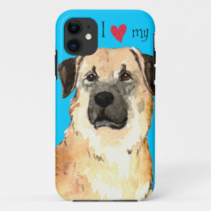 私は私のAnatolian羊飼いを愛します iPhone 11 ケース