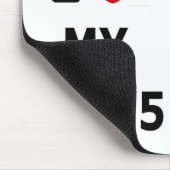 私は私のAR-15マウスパッドを愛します マウスパッド (コーナー)