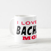 私は私のBachataのダンスのお母さんを愛します コーヒーマグカップ (正面左)