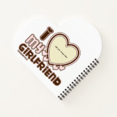 私は私のBFとGFピンクが大好き ノートブック (裏面)