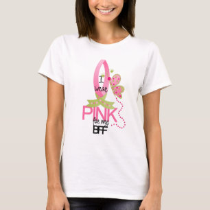 私は私のBFFのTシャツのためのピンクを身に着けています Tシャツ