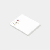 私は私のBichon Friseを愛します ポストイット (アングル)