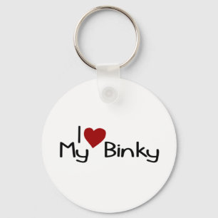 私は私のBinkyを愛します キーホルダー
