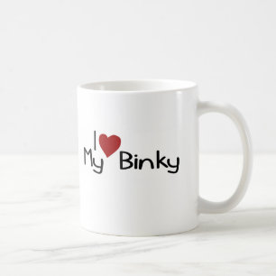 私は私のBinkyを愛します コーヒーマグカップ