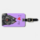 私は私のBouvierを愛します ラゲッジタグ (正面横)