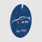 私は私のBRZを愛します オーナメント (正面)