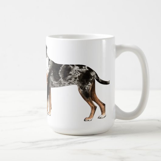 私は私のCatahoulaを愛します コーヒーマグカップ (右)